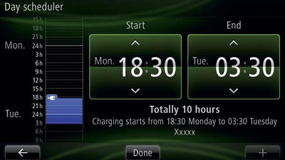 Renault R&Go system calendar